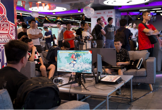 《街头霸王 5》比赛区