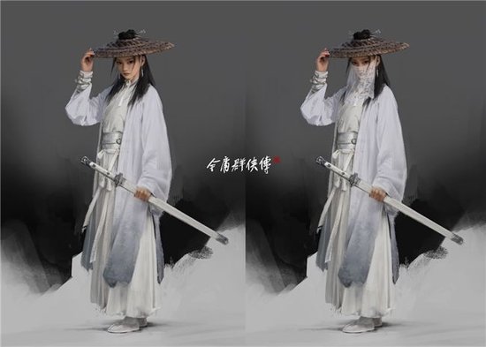 （游戏角色任盈盈设定图，游戏开发中不代表游戏最终品质）