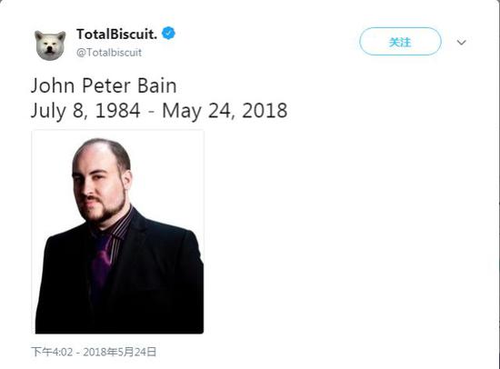 Totalbiscuit本人推特