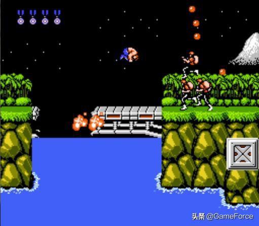 魂斗罗里跳跃中全方向射击是必备操作