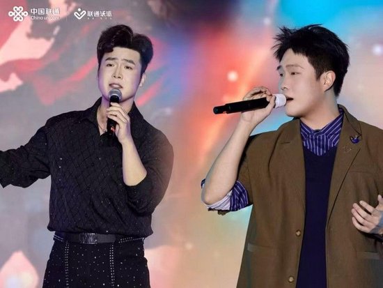 娄长和吴俊豪演唱图