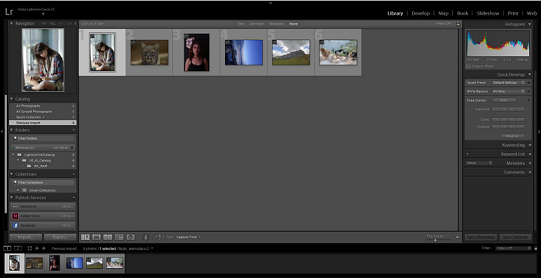 Lightroom可以快速大批量的对图片进行调色，增强细节等处理