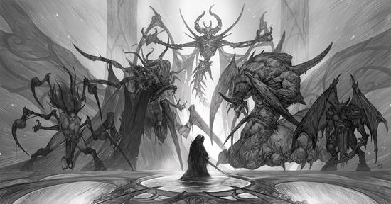 暗黑3玩家作品推荐：猎魔人与黑暗流浪者