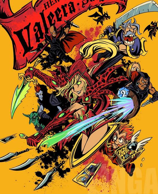 冲击力爆表！炉石魔兽系列画像