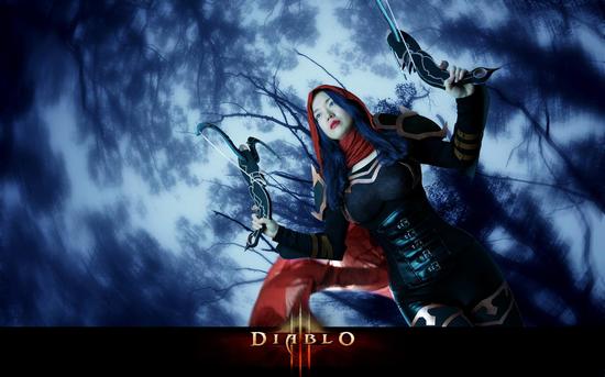 暗黑3玩家作品推荐：猎魔人精美COS展示