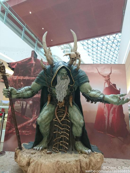 魔兽电影成都影展：古尔丹电影模型曝光