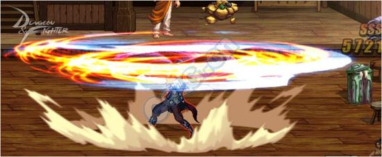 ▲  穿戴9件套效果时，狂风龙卷技能的CD减少且攻击范围增加