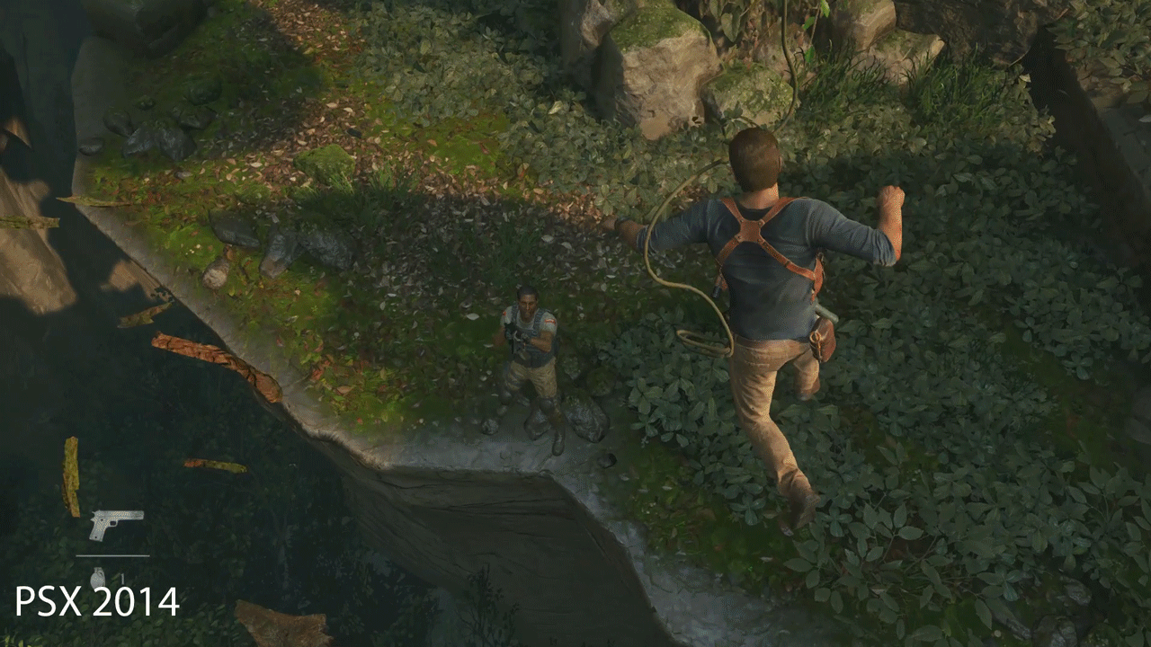 Uncharted 4: 2015 vs 2016 Comparison Gif