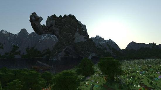 100%还原！我的世界玩家重塑《汪达与巨像》