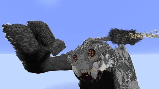 100%还原！我的世界玩家重塑《汪达与巨像》