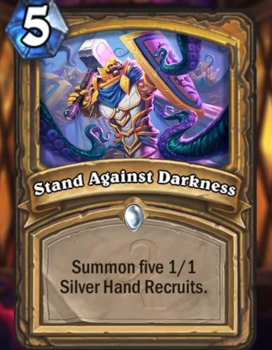 圣骑士新卡公布！看起来像作战动员的替代品