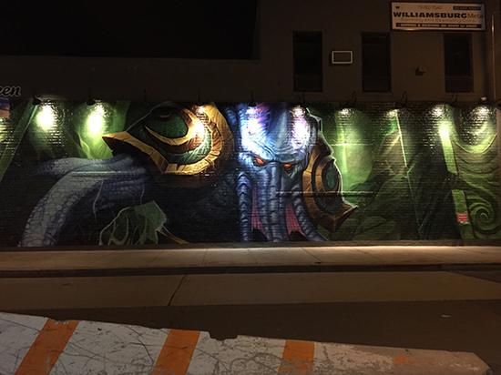 更多的炉石街头涂鸦宣传画！暴雪启动了全球攻势