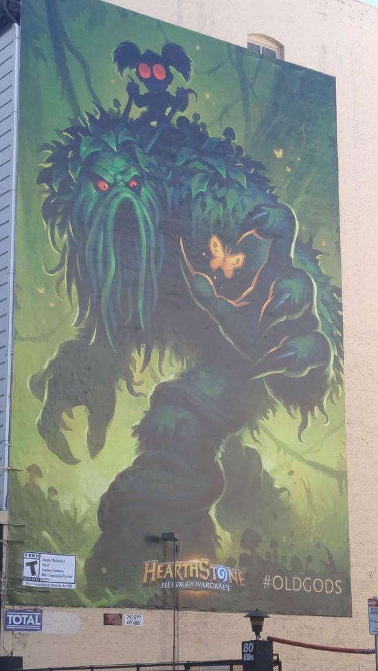 炉石街头宣传画蔓延到了亚洲！中日韩也没放过