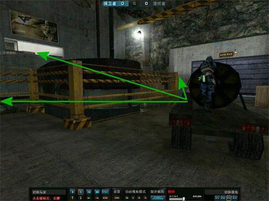 CF潜艇战服打法教学 五人配合卡位战术分享