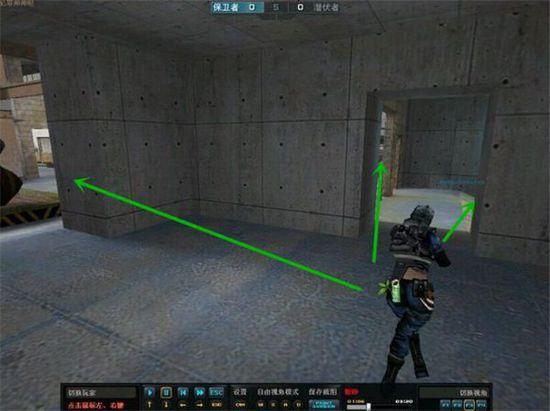 CF潜艇战服打法教学 五人配合卡位战术分享