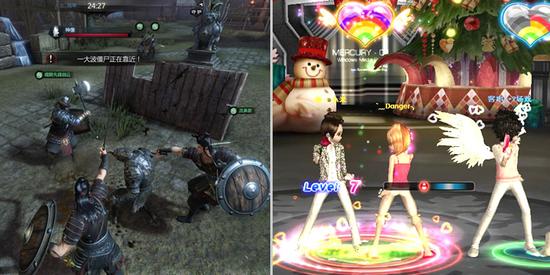 男生热爱的游戏VS女生喜欢的游戏