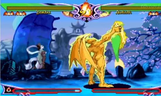 原本长像十分奇葩的鱼人阿隆巴斯，中了午夜祝福后瞬间变身金发美人鱼。