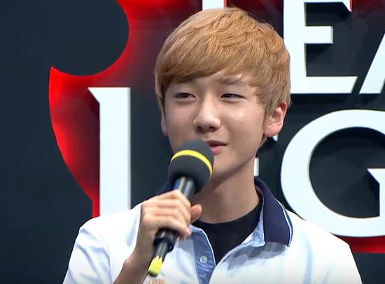 tiger以2-1拿下了对手获得了2016年lck夏季赛的首场胜利,赛后peanut