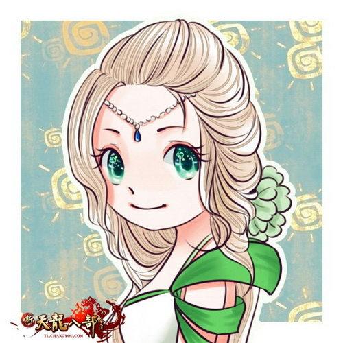 Q萌头像雪羽霜衣——锦莲 