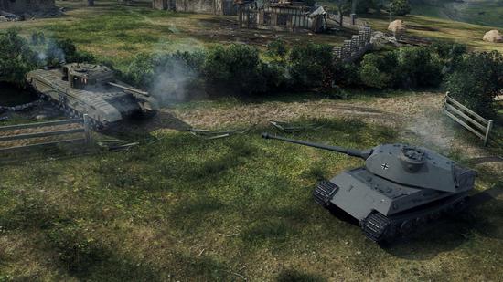 快来阻挡虎王的脚步！VK45.03战斗截图