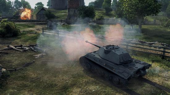 快来阻挡虎王的脚步！VK45.03战斗截图