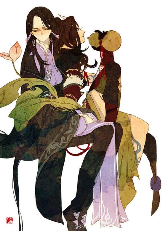 死礻的十二门派御姐图&nbsp;剑网3七周年作品赏