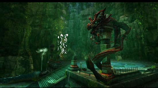 奇幻风美美美 醉意墨渲烛龙殿风景欣赏