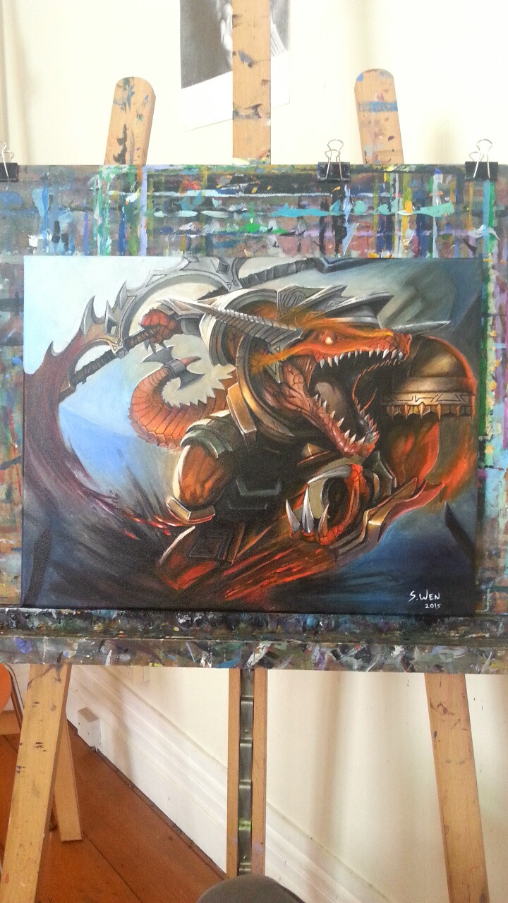 当油画遇上LOL 会擦出怎样火花？