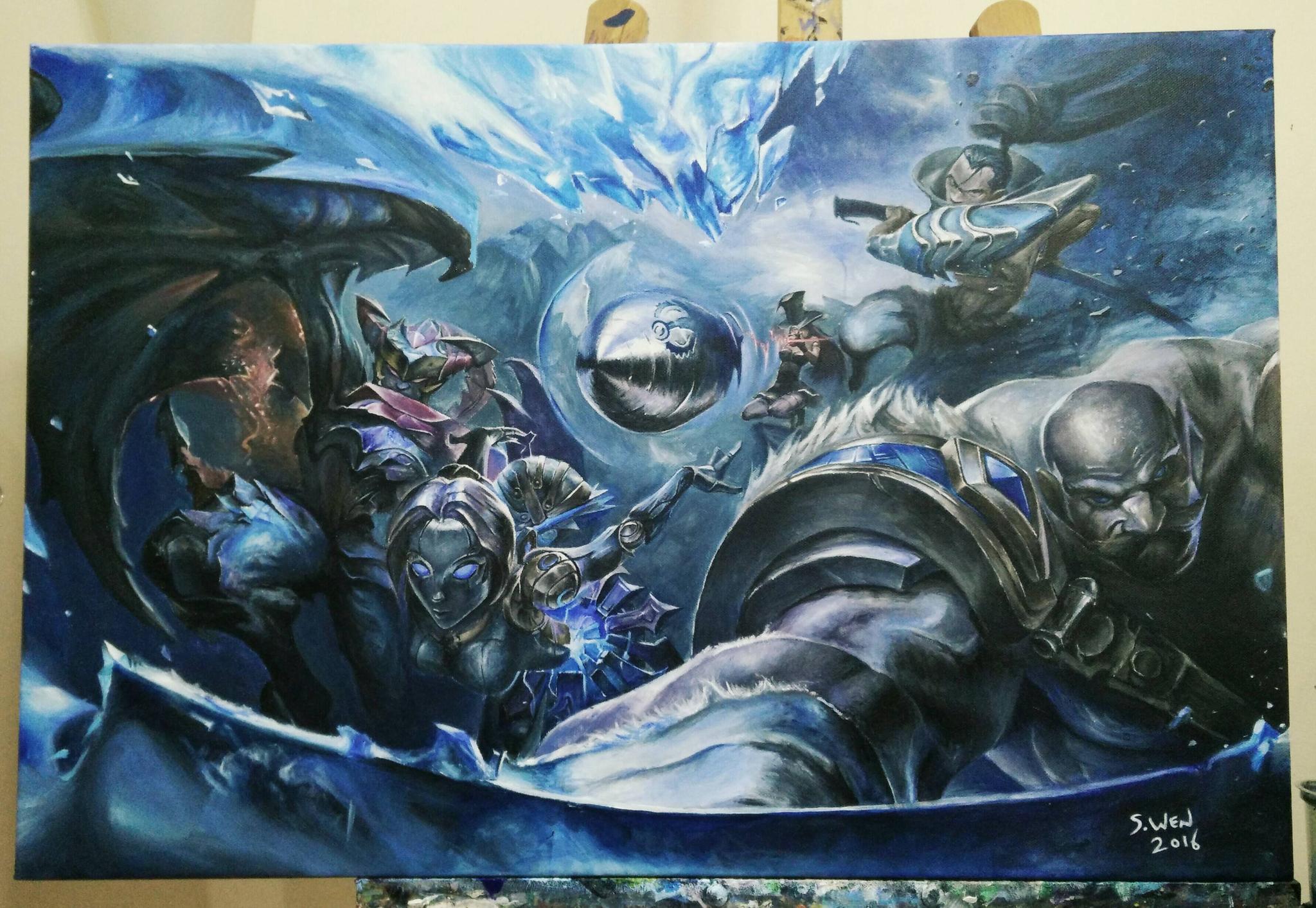 当油画遇上LOL 会擦出怎样火花？