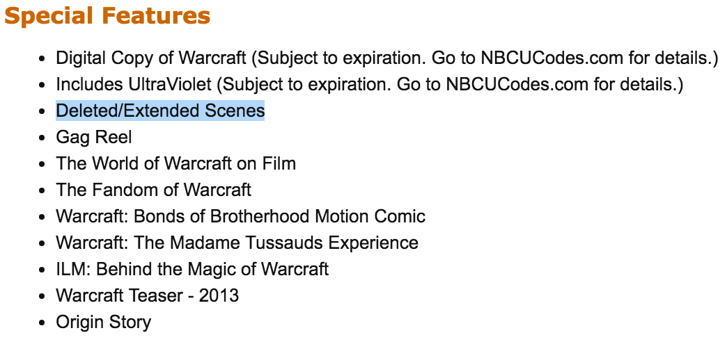 9月27日开售！无删减版的魔兽电影来了