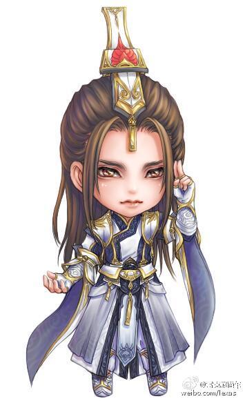 《剑网3》玩家手绘十二门派q版头像 很q很萌