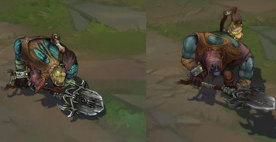 lol新版掘墓gif图曝光 造型更帅气技能更凶残