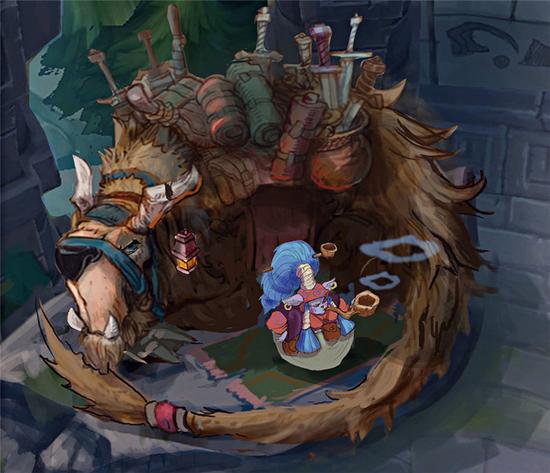 《英雄联盟》官方原画艺术集英雄图赏！