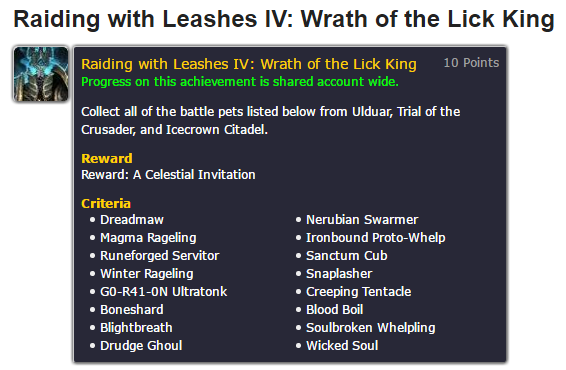 巫妖王的众多爪牙！7.1新增小宠物一览