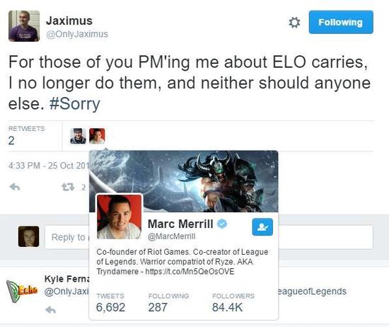 苍天饶过谁！拳头CEO被爆代练自罚一万美金