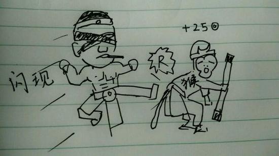 大神手绘职业选手 笑笑西卡结合体