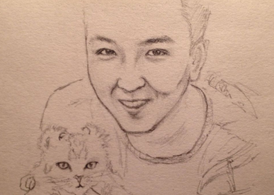 大神手绘职业选手 笑笑西卡结合体