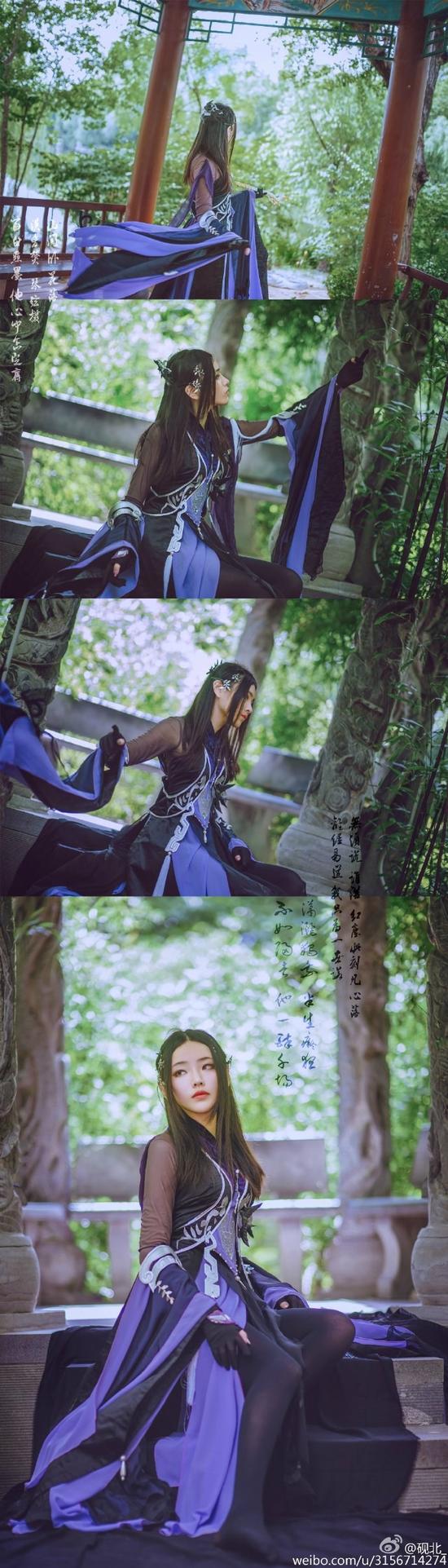 剑网3cos儒风花姐欣赏完美演绎万花桃源