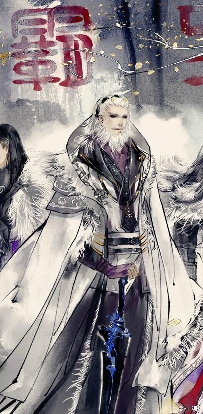 剑网3风骨霸刀玩家手绘大气水墨风来袭