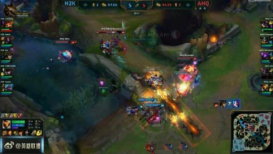 S6首日第三场：AHQ击败H2K 稳住发育金克丝carry全场
