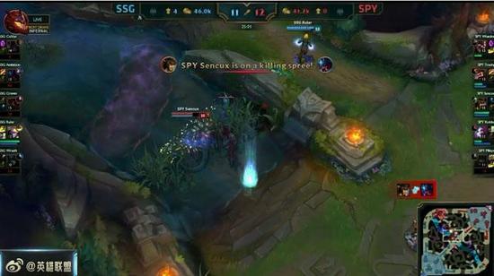 S6首日第五场：SSG完胜SPY EZ维克托强势虐泉