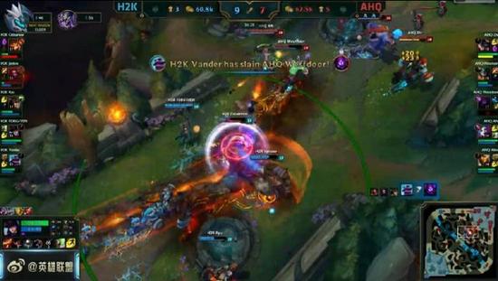 S6首日第三场：AHQ击败H2K 稳住发育金克丝carry全场