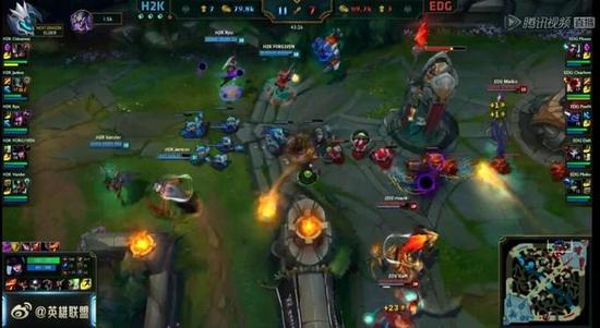 S6 10.8加赛：H2K状态爆炸 加赛完胜EDG获小组头名