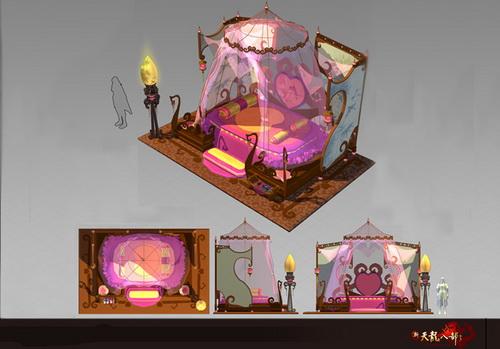 温馨浪漫的床铺