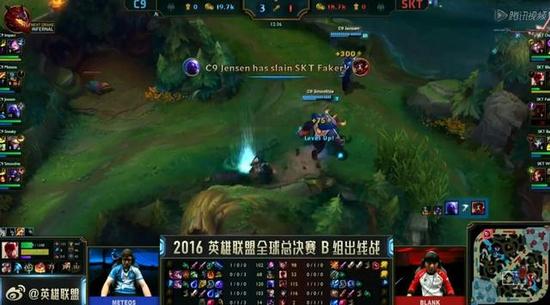 S6 10日第二场：SKT稳住前期劣势 Faker爆炸输出