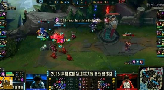 S6 10日第二场：SKT稳住前期劣势 Faker爆炸输出