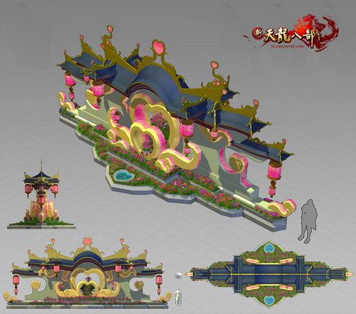 新婚燕尔，连影壁都是甜蜜