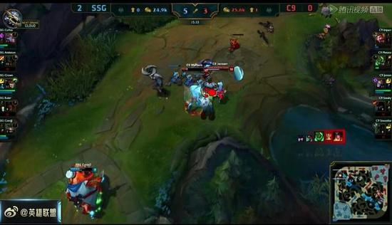 S6 14日第三场：强势扎克难赢团战 塔姆多次保队友不死