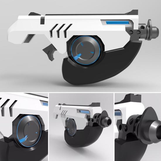 国外3D设计师精心打造守望先锋道具周边