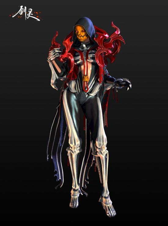 《剑灵》万圣节新时装一览 系列服饰恐惧之骨